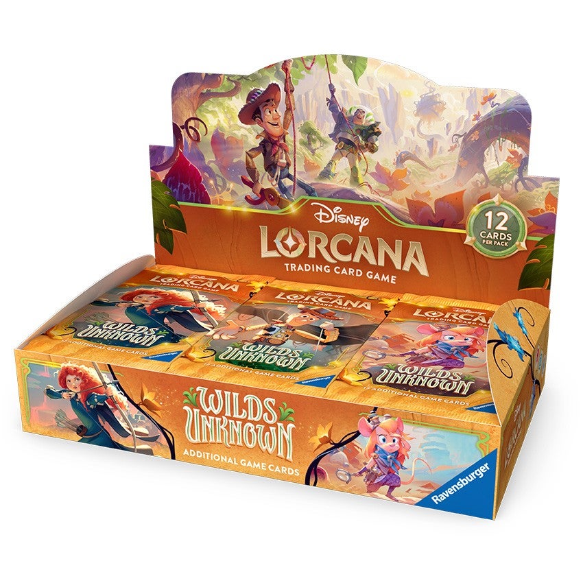 Disney Lorcana シュリンク付き3BOX Disney Lorcana Wilds Unknown Booster Box | Hypno Comics & Games